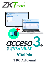 [ZAS471002] ZKACCESO TITANIUMCOMPADD - Licencia para 1 PC adicional de adminsitracion de software / Vitalicia